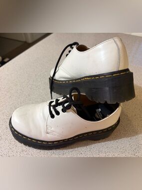 Doc martens platform loafers